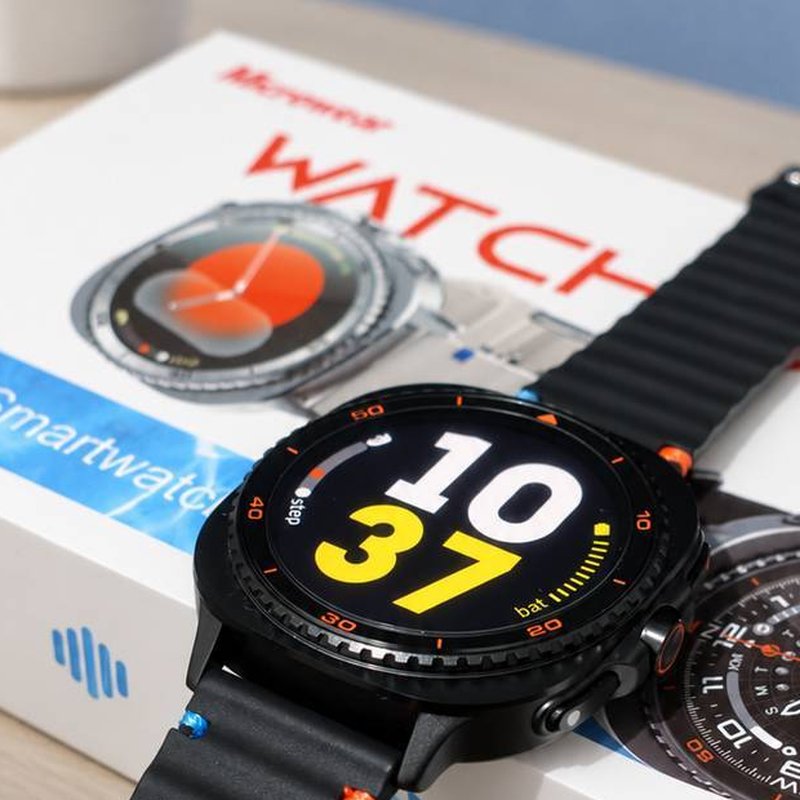 Smartwatch MA33 redondo preto